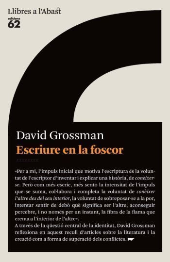 ESCRIURE EN LA FOSCOR, de GROSSMAN | portada del libro