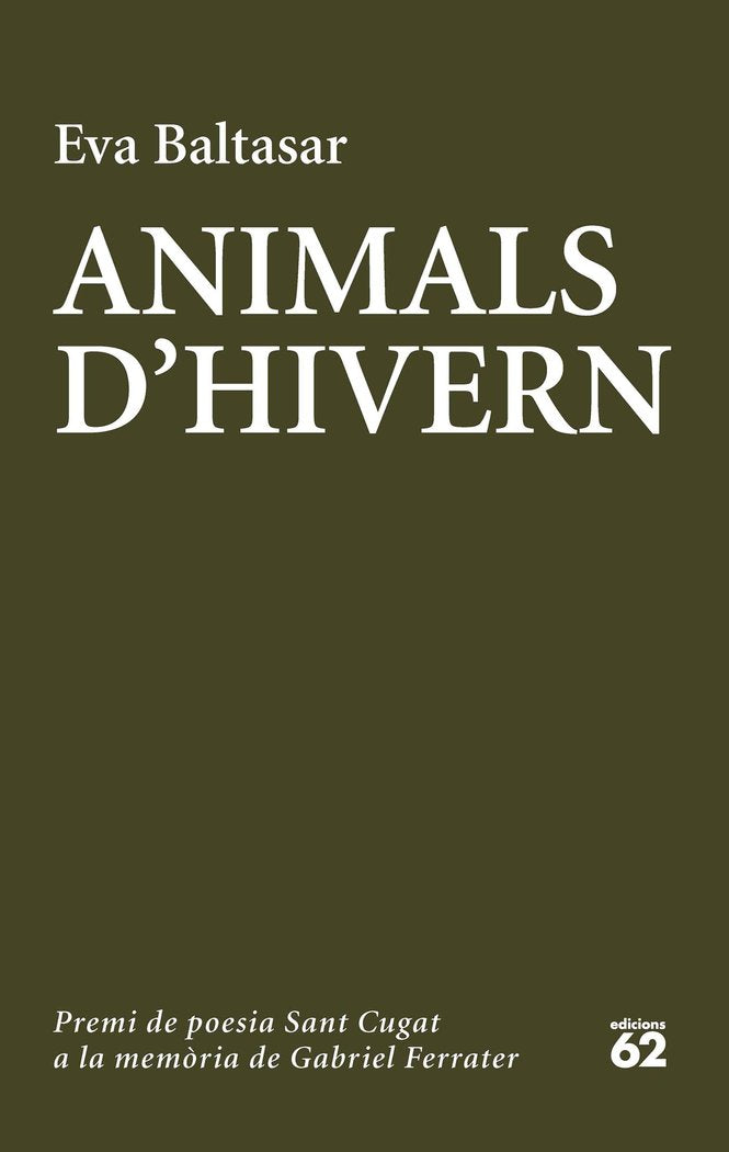 Animals d'hivern, de Baltasar Sarda, Eva | portada del libro