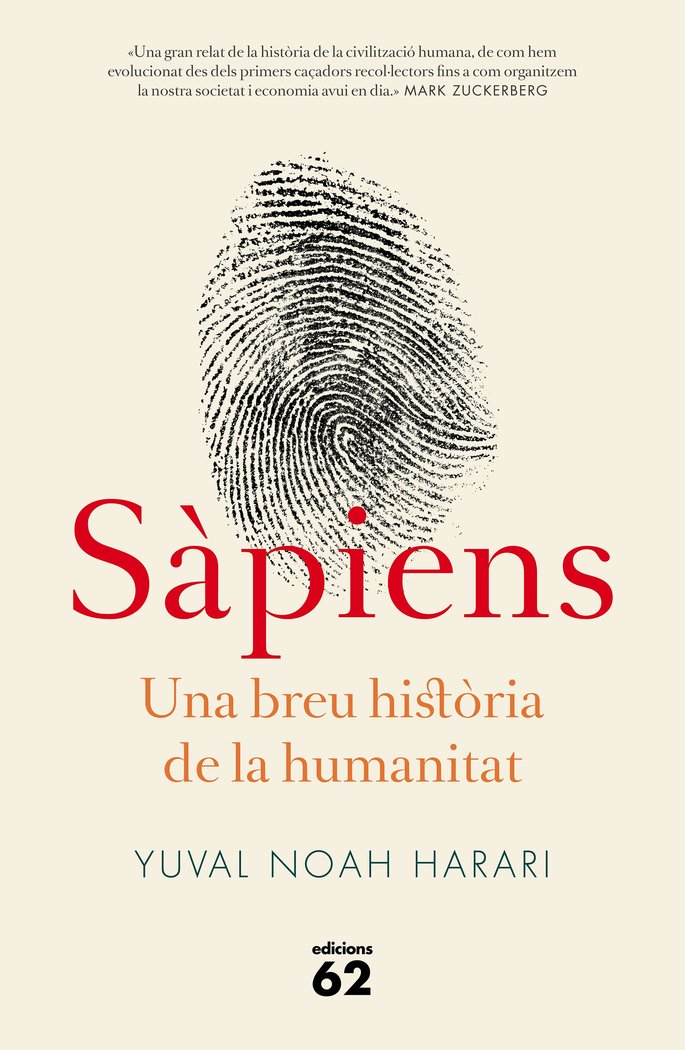 Sàpiens (edició rústica), de Noah Harari, Yuval | portada del libro