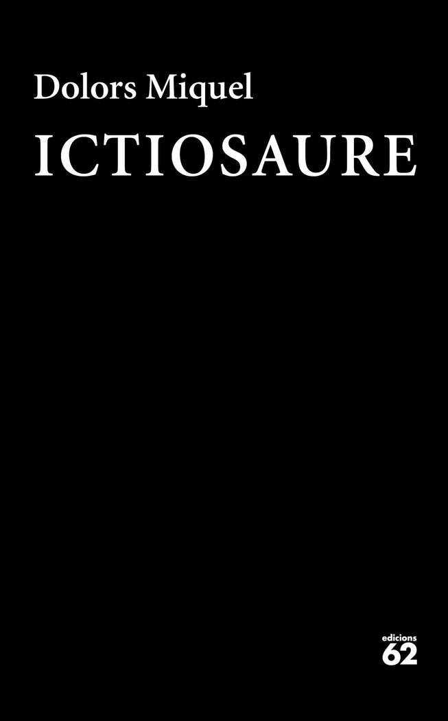 Ictiosaure, de Miquel | portada del libro