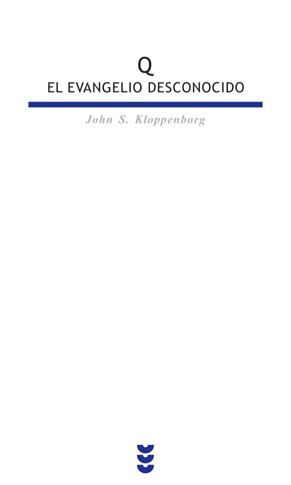 Q. El evangelio desconocido, de Kloppenborg | portada del libro