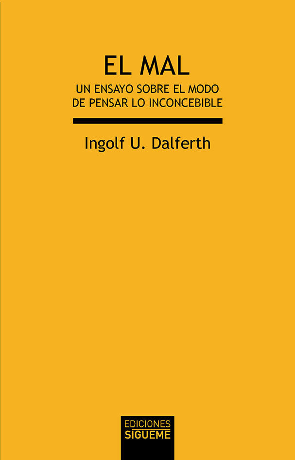 El mal, de Dalferth | portada del libro