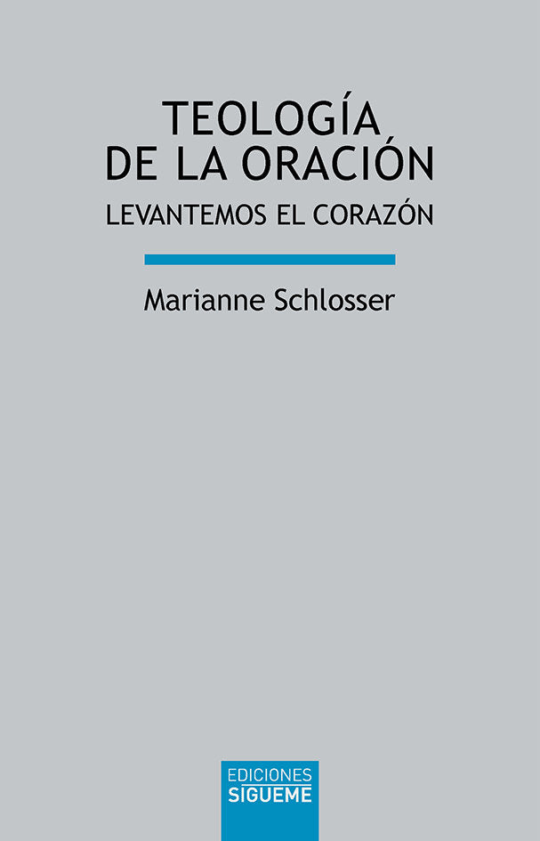 Teología de la oración, de Schlosser | portada del libro