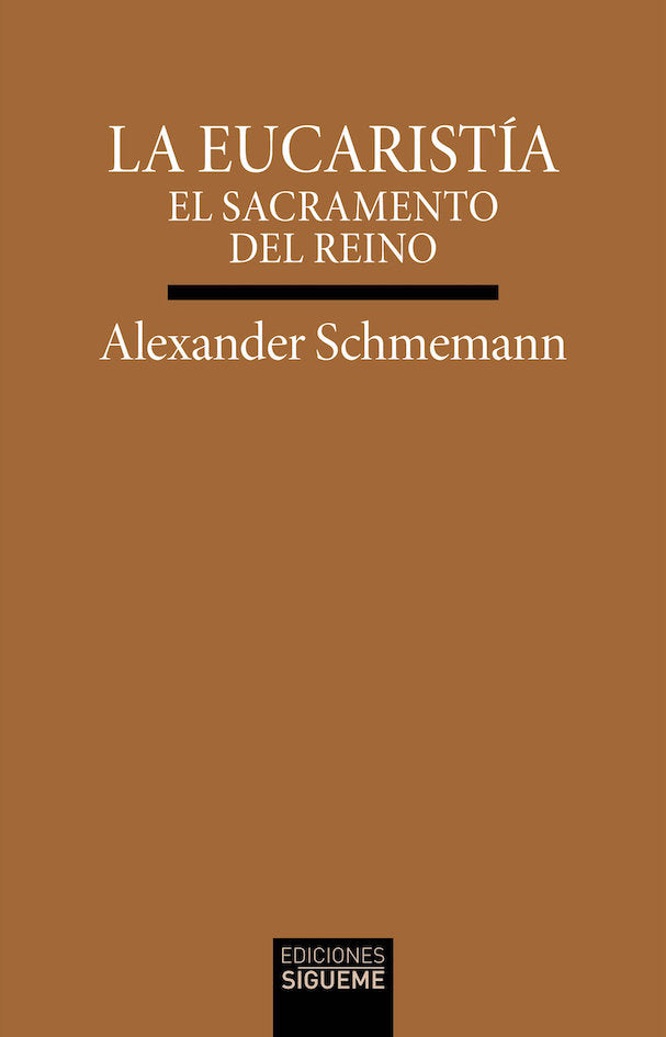 EUCARISTIA, LA, de SCHMEMANN | portada del libro