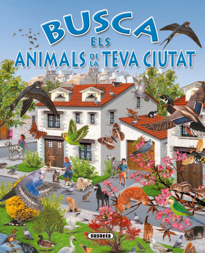 Busca els animals de la teva ciutat, de Susaeta | portada del libro