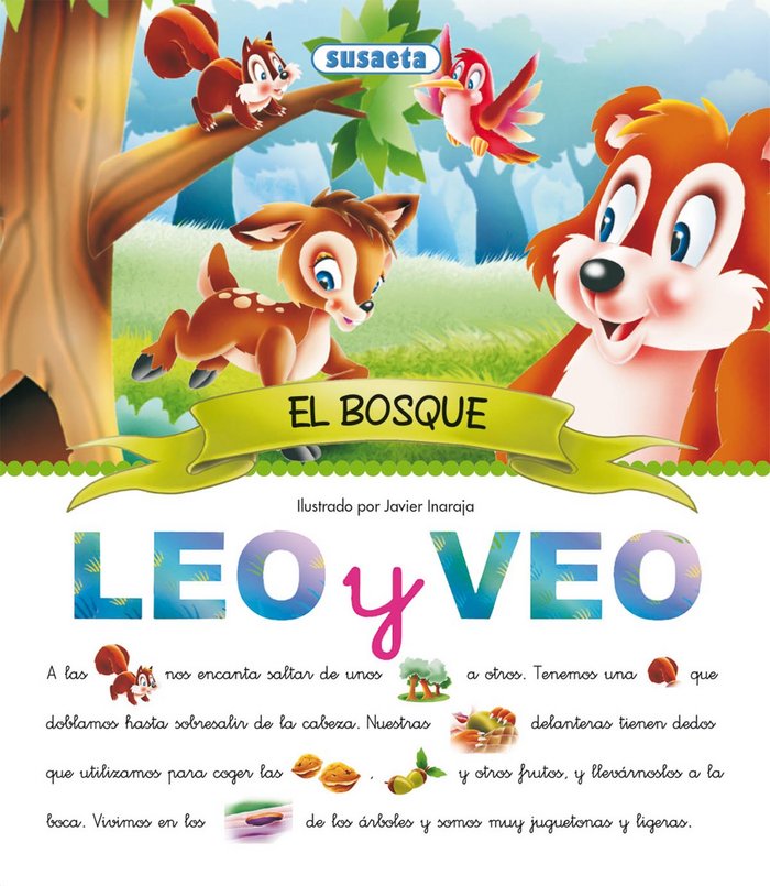 Leo y Veo El Bosque, de Susaeta, Equipo | portada del libro