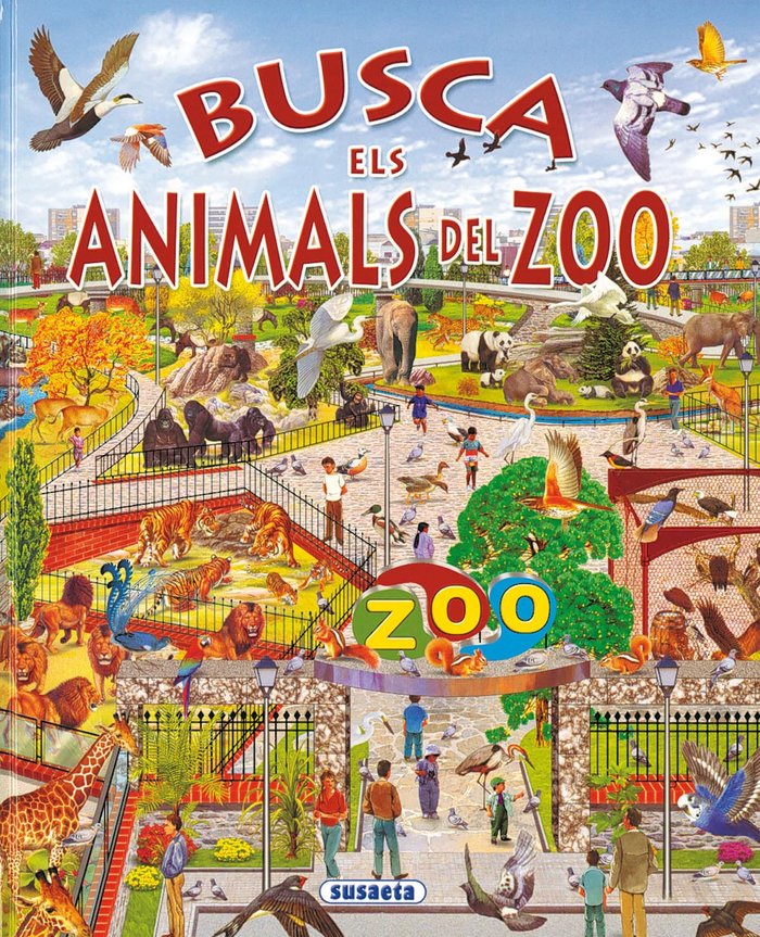 Busca els animals del zoo, de Arredondo | portada del libro