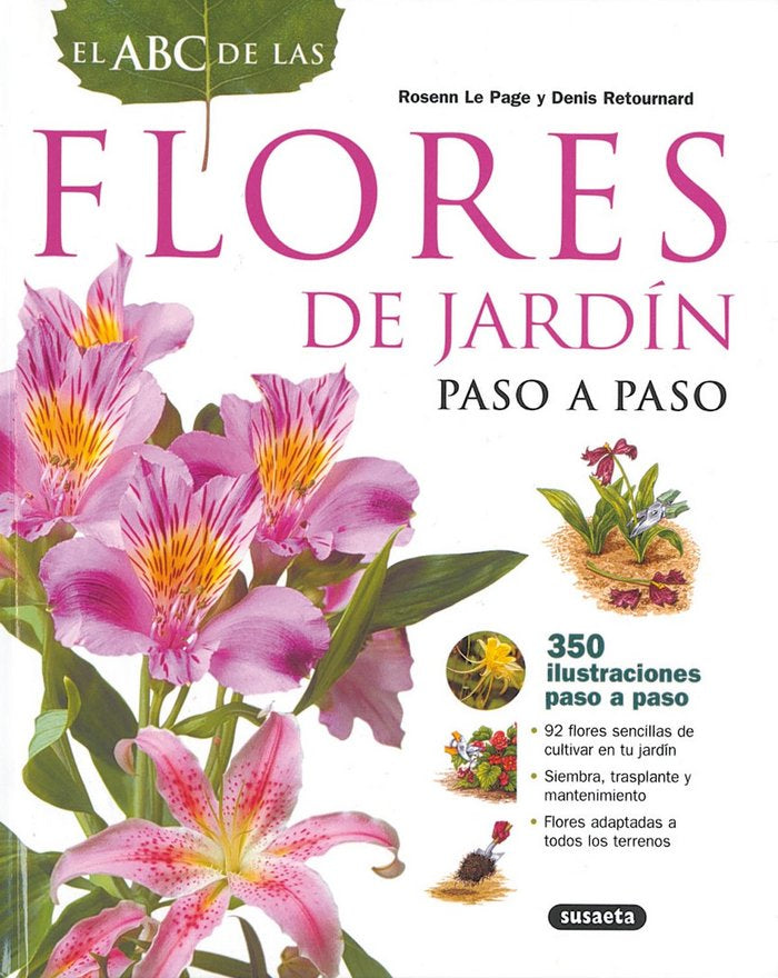 El ABC de las flores de jardín, de Le Page,Rosenn | portada del libro