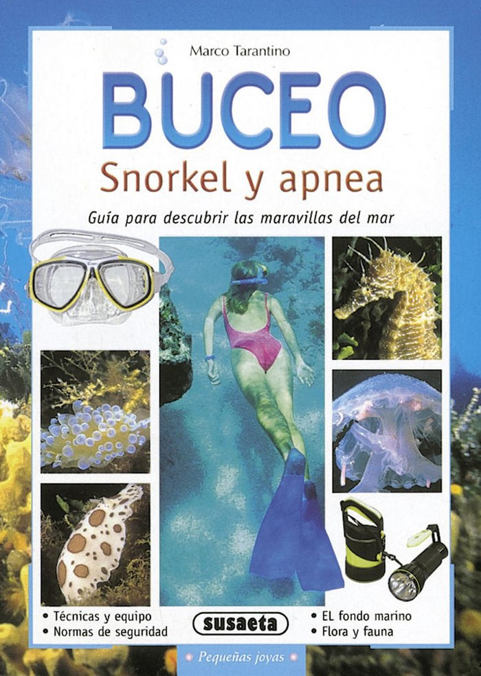 Buceo. Snorkel y apnea, de Tarantino | portada del libro