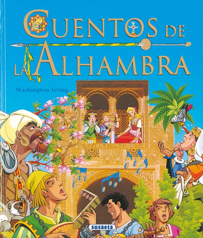 Cuentos de la Alhambra, de Irving, Washington | portada del libro