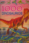 1000 DINOSAURIOS CON PEGATINAS (ROSA) | portada del libro