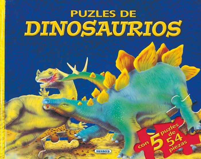 Puzles de dinosaurios | portada del libro