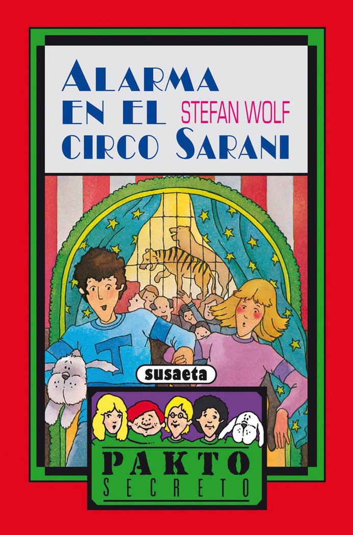 Alarma en el circo Sarani, de Susaeta | portada del libro