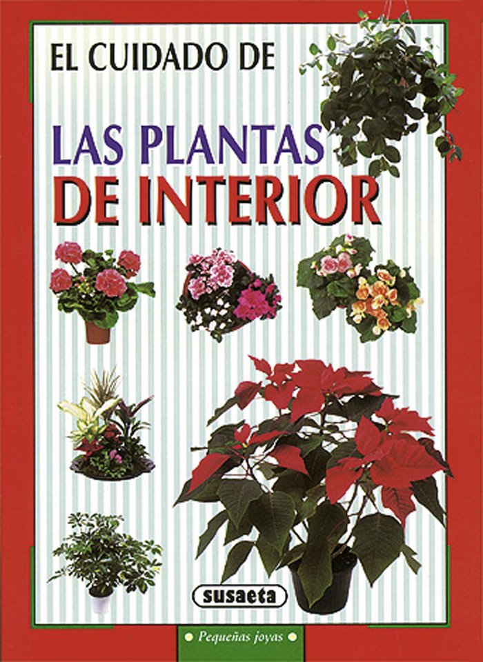 El cuidado de las plantas de interior, de Susaeta | portada del libro