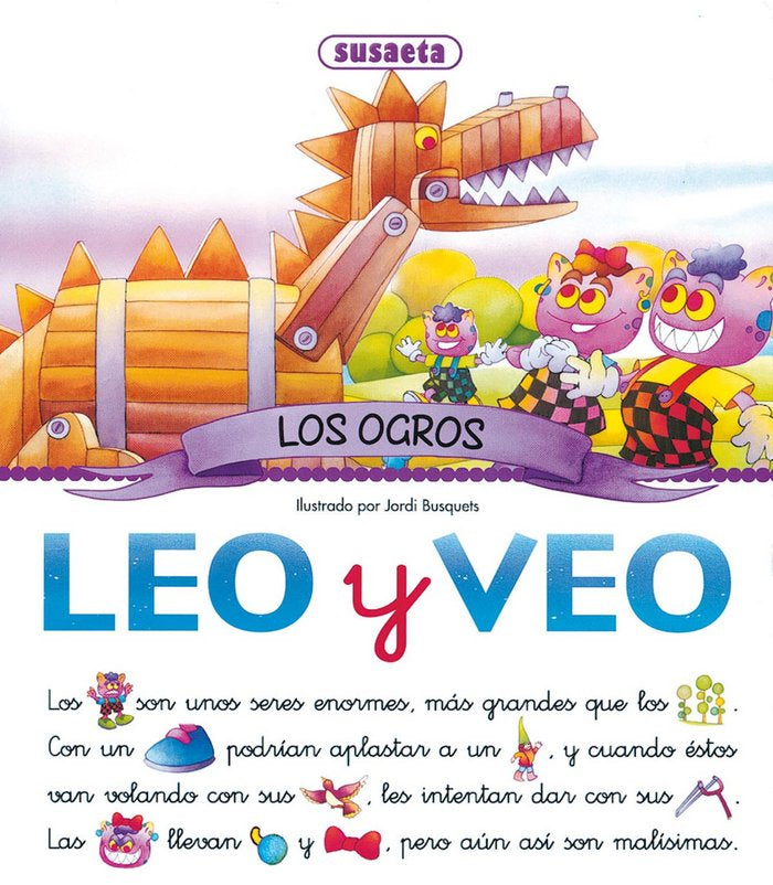 Leo y Veo Los Ogros, de Susaeta, Equipo | portada del libro