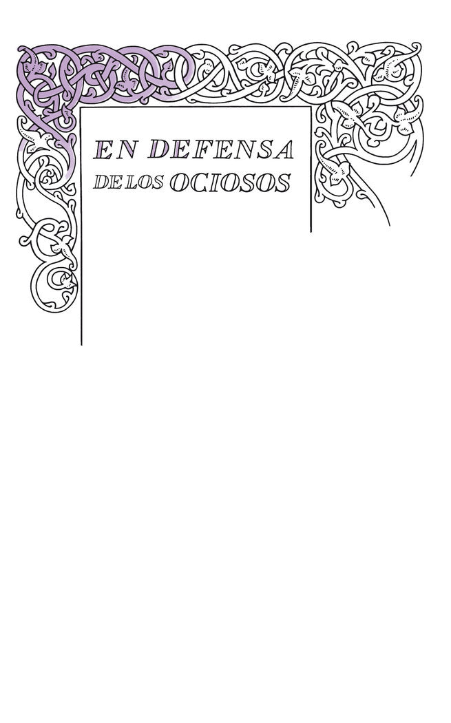En defensa de los ociosos (Serie Great Ideas 34), de Stevenson, Robert L. | portada del libro