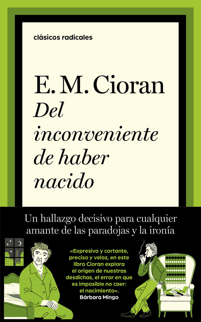DEL INCONVENIENTE DE HABER NACIDO, de CIORAN, E.M. | portada del libro