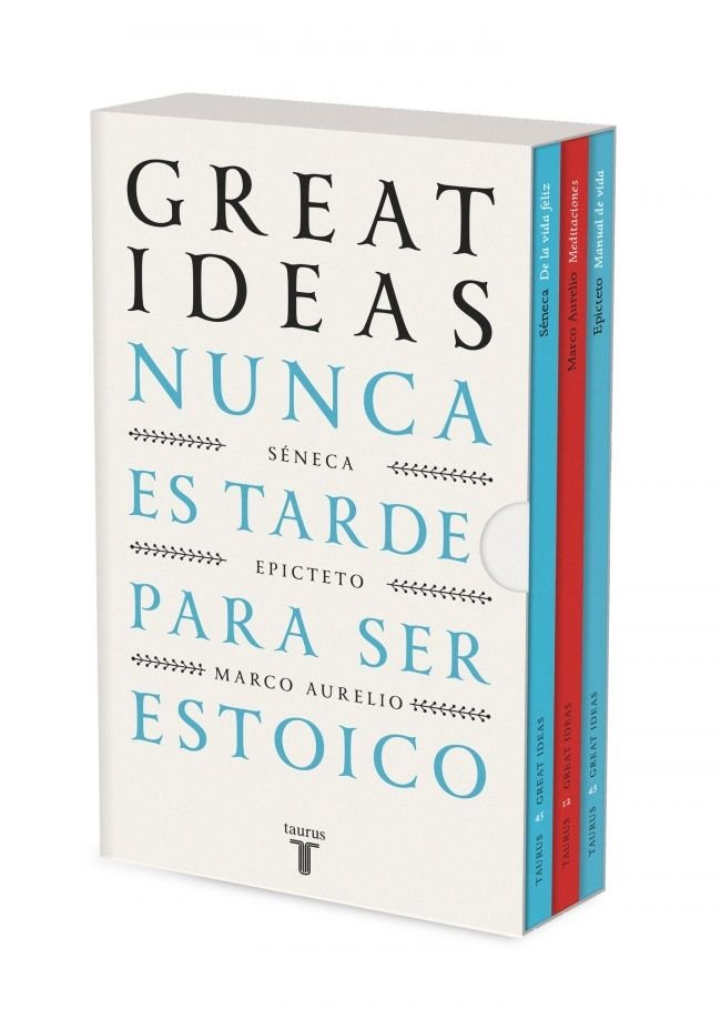 NUNCA ES TARDE PARA SER ESTOICO, de SENECA | portada del libro