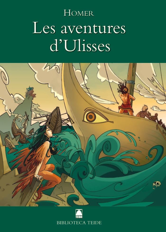 Biblioteca Teide 002 - Les aventures d'Ulisses -Homer-, de Fortuny Giné | portada del libro