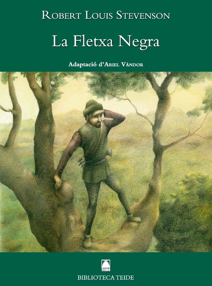 Biblioteca Teide 044 - La fletxa negra -R. L. Stevenson-, de Fortuny Giné, Joan Baptista | portada del libro