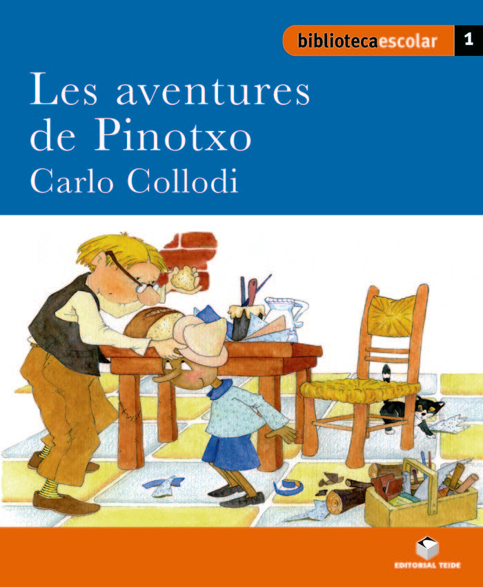 Biblioteca Escolar 01 - Les aventures de Pinotxo -Carlo Collodi- | portada del libro