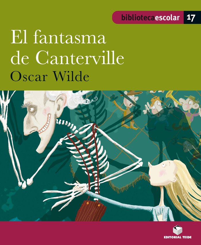 Biblioteca Escolar 017 - El fantasma de Canterville -Oscar Wilde- | portada del libro