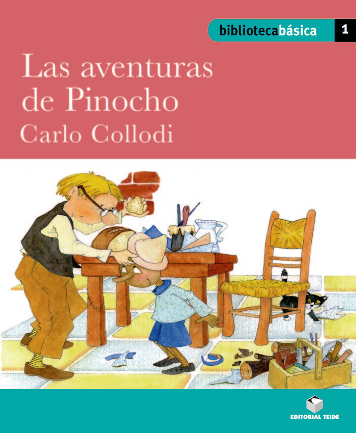 Biblioteca Básica 01 - Las aventuras de Pinocho -Carlo Collodi-, de Varios autores | portada del libro