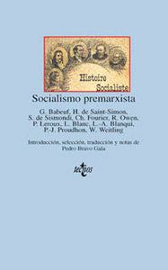 Socialismo premarxista | portada del libro
