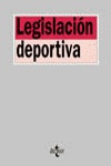 Legislación deportiva | portada del libro