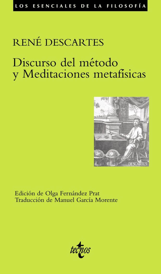 Discurso del método y Meditaciones metafísicas, de Descartes, René | portada del libro
