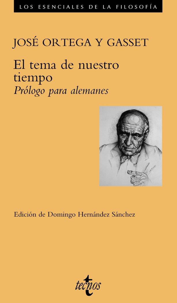 El tema de nuestro tiempo., de Ortega y Gasset, José | portada del libro