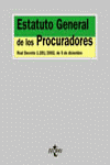 Estatuto general de los procuradores | portada del libro