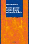 Nociones generales de la Ley Orgánica de Protección de Datos, de SANTOS GARCIA DANIEL | portada del libro