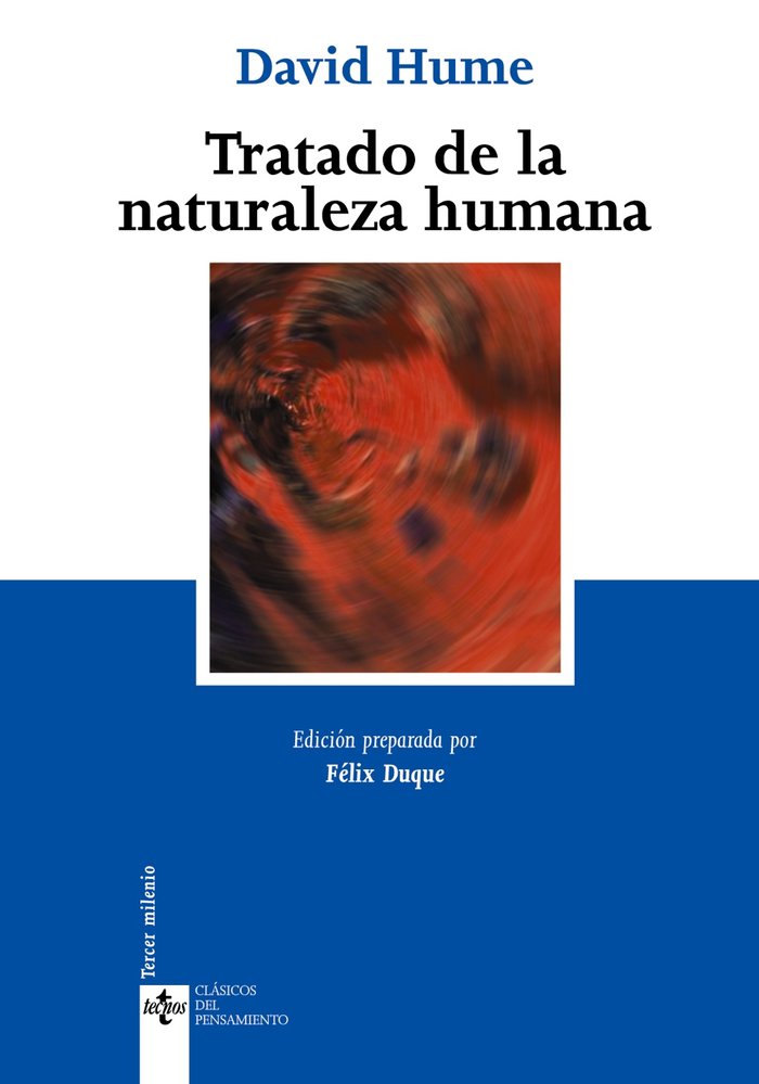 Tratado de la naturaleza humana, de Hume, David | portada del libro