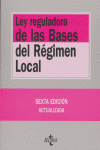 Ley reguladora de las bases del régimen local | portada del libro