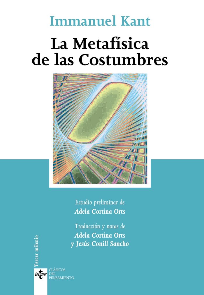 La metafísica de las costumbres, de Kant, Immanuel | portada del libro