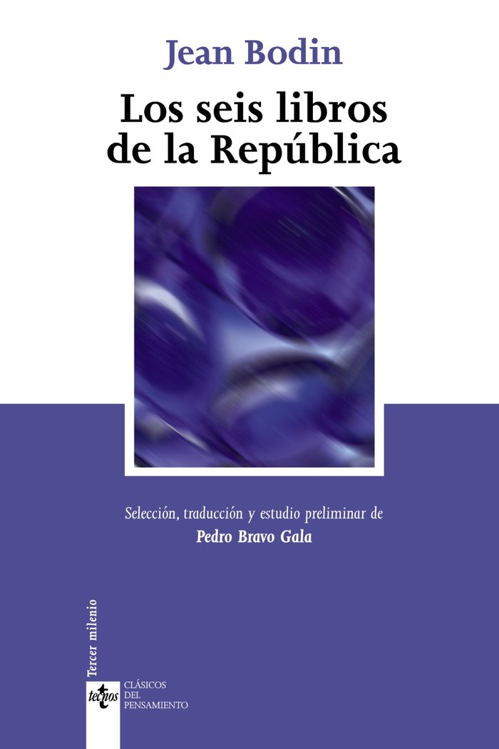 Los seis libros de la República, de Bodin, Jean | portada del libro