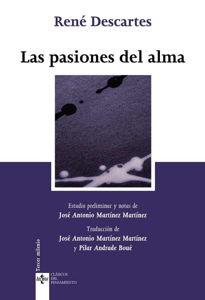 Las pasiones del alma, de Descartes, René | portada del libro