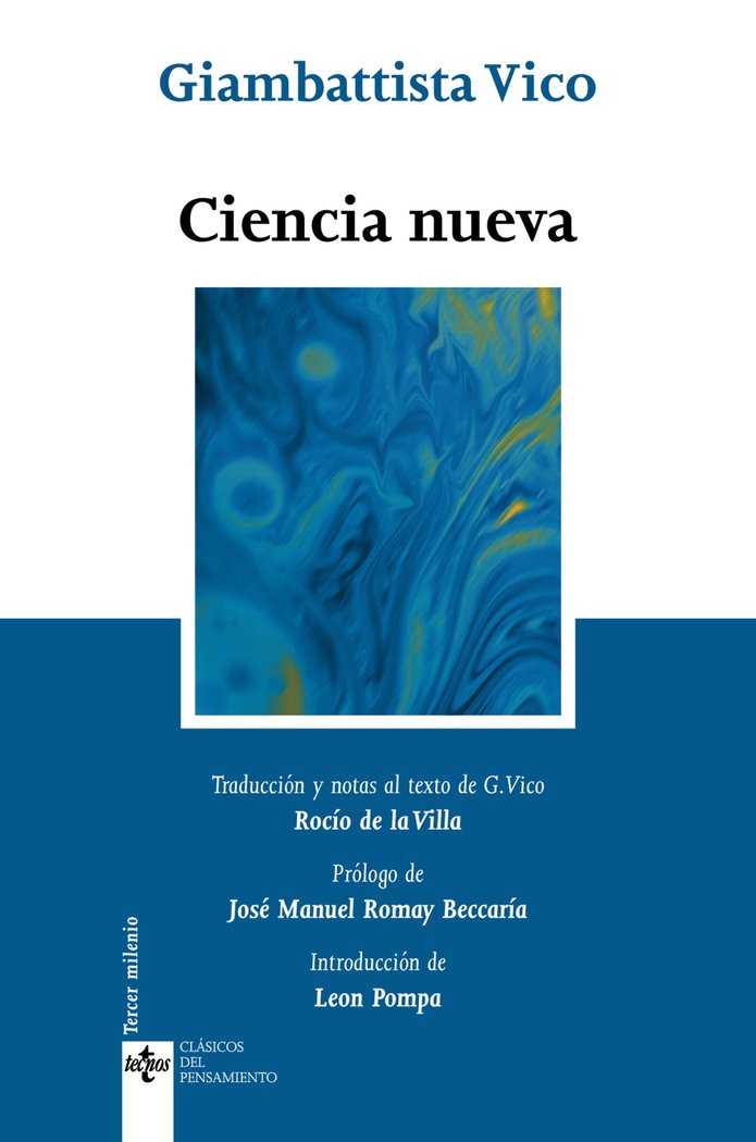 Ciencia nueva, de Vico, Giambattista | portada del libro