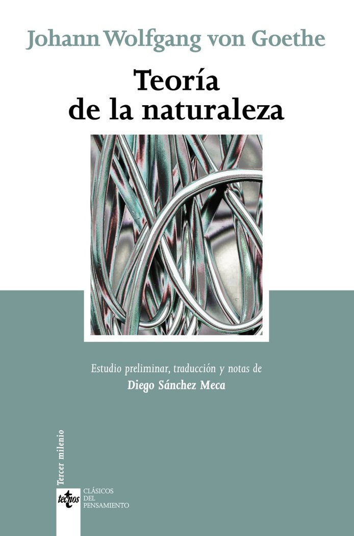 Teoría de la naturaleza, de Goethe, Johann Wolfgang von | portada del libro