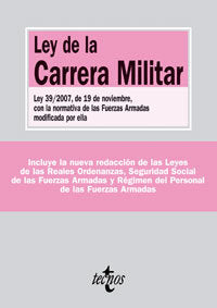 Ley de la Carrera Militar, de EDITORIAL TECNOS | portada del libro