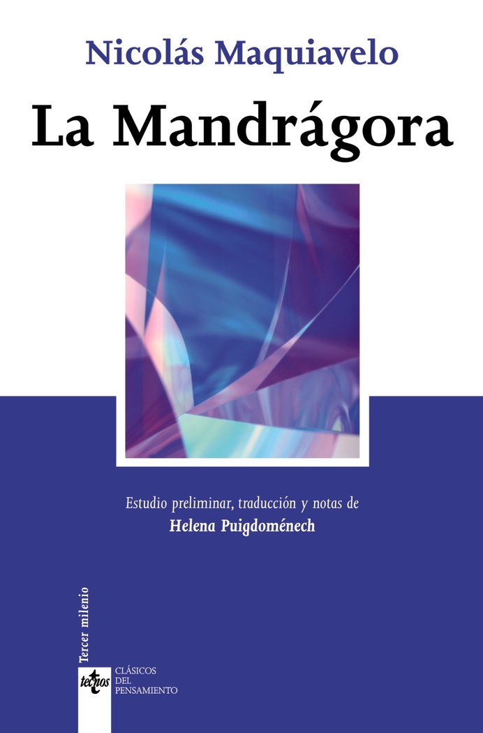 La Mandrágora, de Maquiavelo, Nicolás | portada del libro