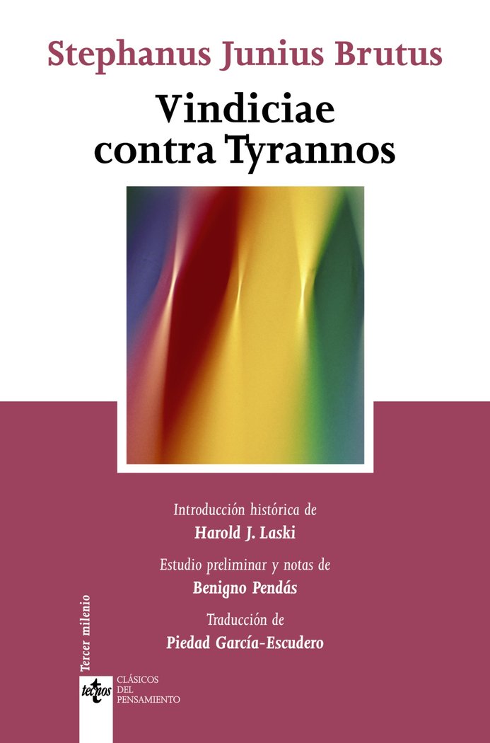 Vindiciae contra Tyrannos, de Brutus, Stephanus Junius | portada del libro