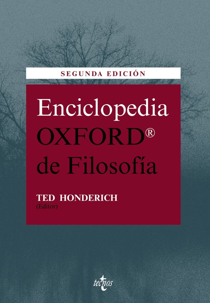 Enciclopedia Oxford de Filosofía, de - | portada del libro