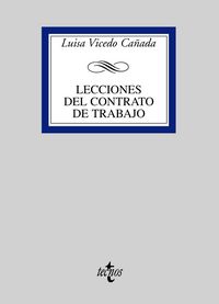 Lecciones del contrato de trabajo, de VICEDO CAÑADA, LUISA | portada del libro