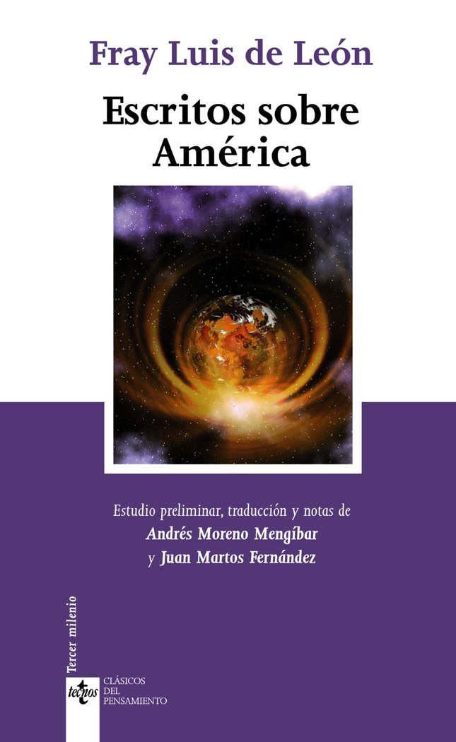 Escritos sobre América, de Fray Luis de León | portada del libro
