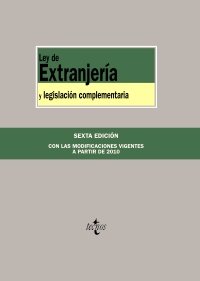 Ley de Extranjer¡a y legislación complementaria, de - | portada del libro