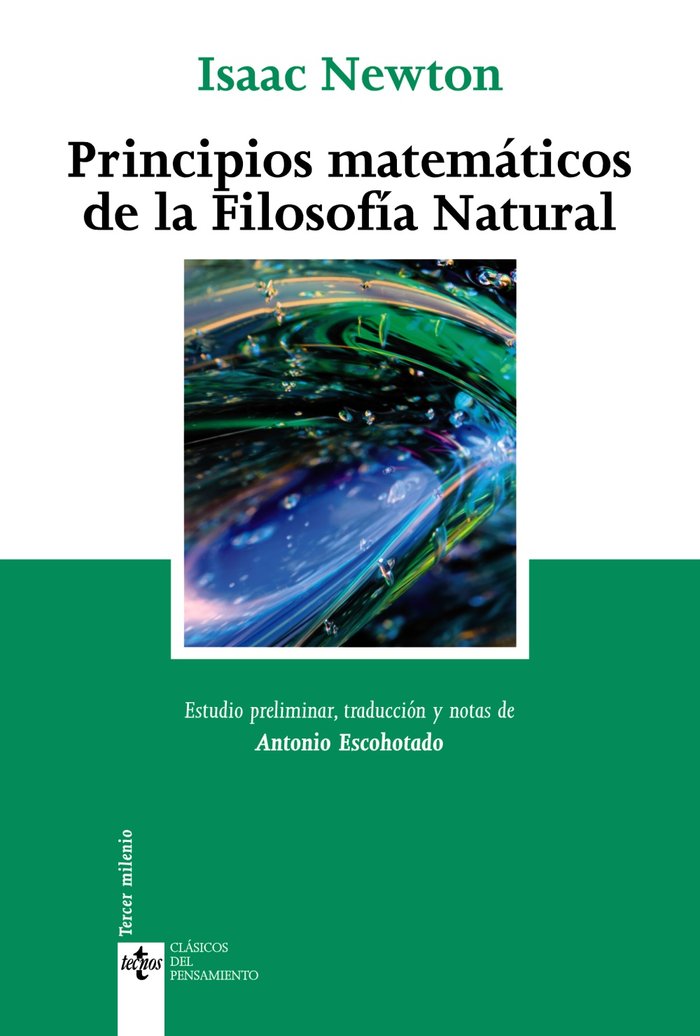 Principios matemáticos de la Filosofía Natural, de Newton, Isaac | portada del libro