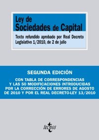 Ley de Sociedades de Capital, de - | portada del libro