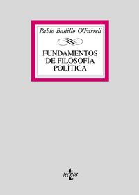 Fundamentos de Filosof¡a Pol¡tica, de BADILLO O'FARRELL | portada del libro